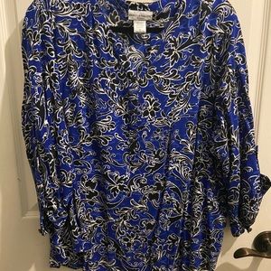 Blue & Black Paisley